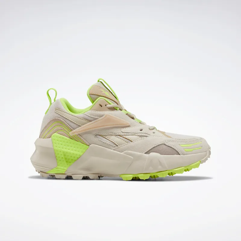 Reebok Aztrek Double Mix Trail Schoenen Stucco / Modern Beige / Neon Lime