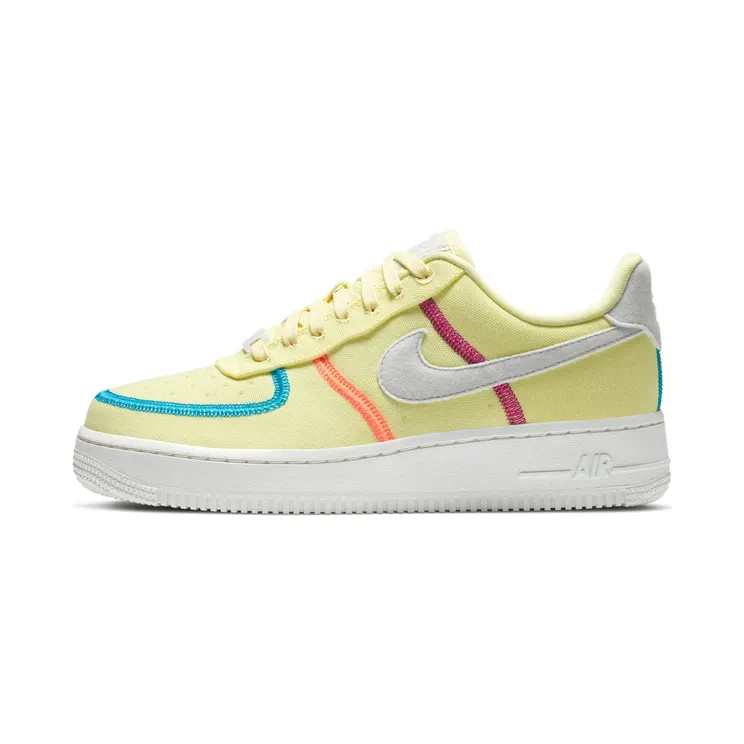 Nike Air Force 1 ’07 LX “Life Lime / Laser Blue / Hyper Orange / Photon Dust” (CK6572-700)