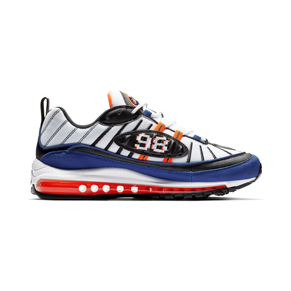 Nike Air Max 98 New York White/Deep Royal Blue-Total Orange-Black (CD1536-100)