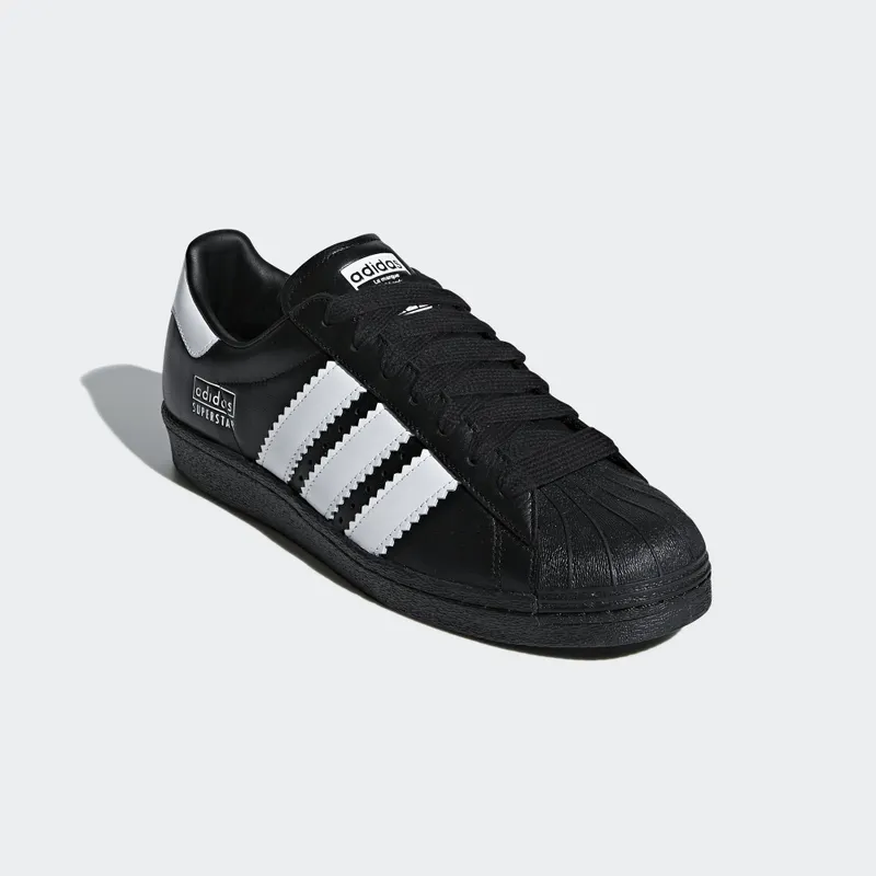 adidas Superstar 80s Enlarged Stripes Black Core Black/Running White/Core Black (BD7363)