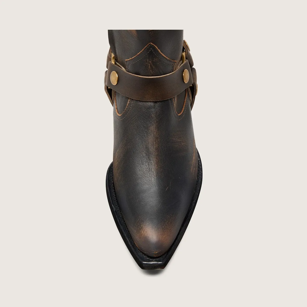 Golden Goose Debbie Boots In Black Leather With Removable Buckle And Bandana (GWF00545.F008800.90541) (5)