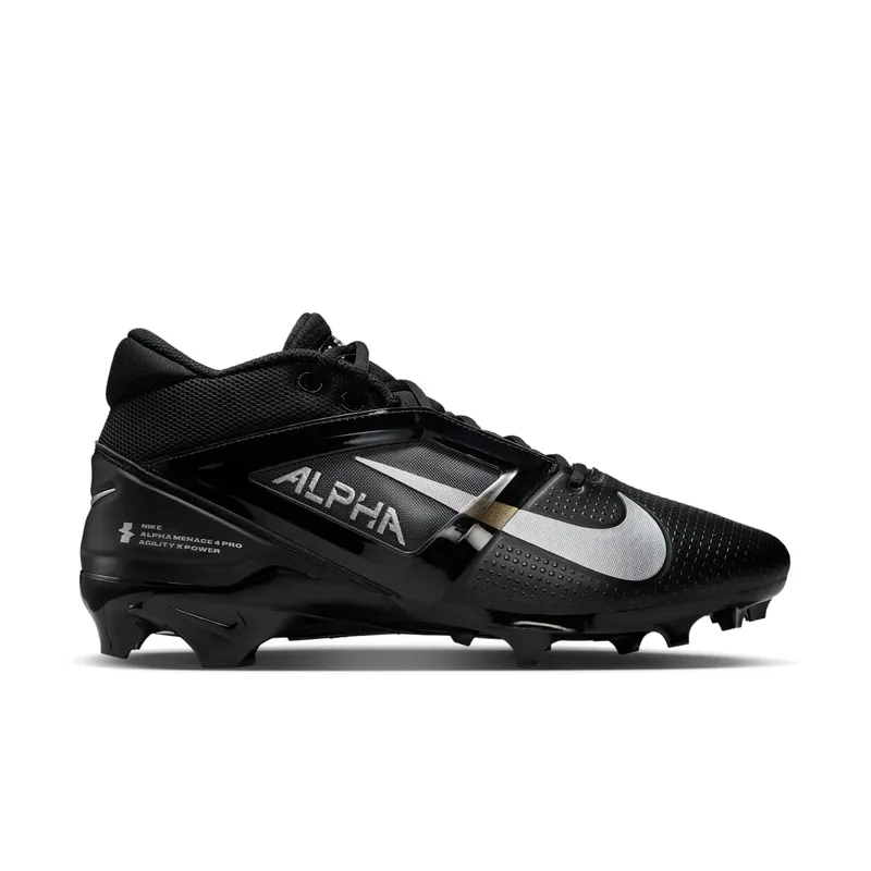 Nike Alpha Menace 4 Pro Black Metallic Silver (FD7037-002)