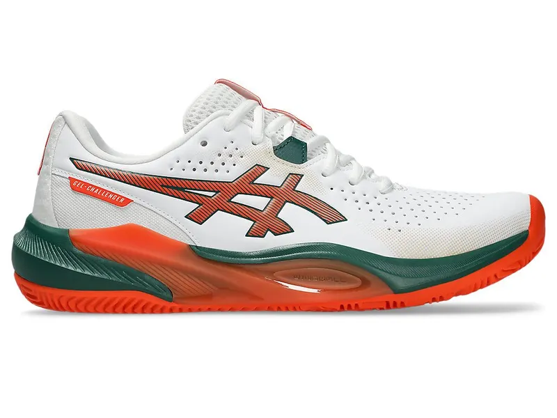 ASICS GEL-CHALLENGER 15 PADEL “White / Energy Orange” (1041A511-102)