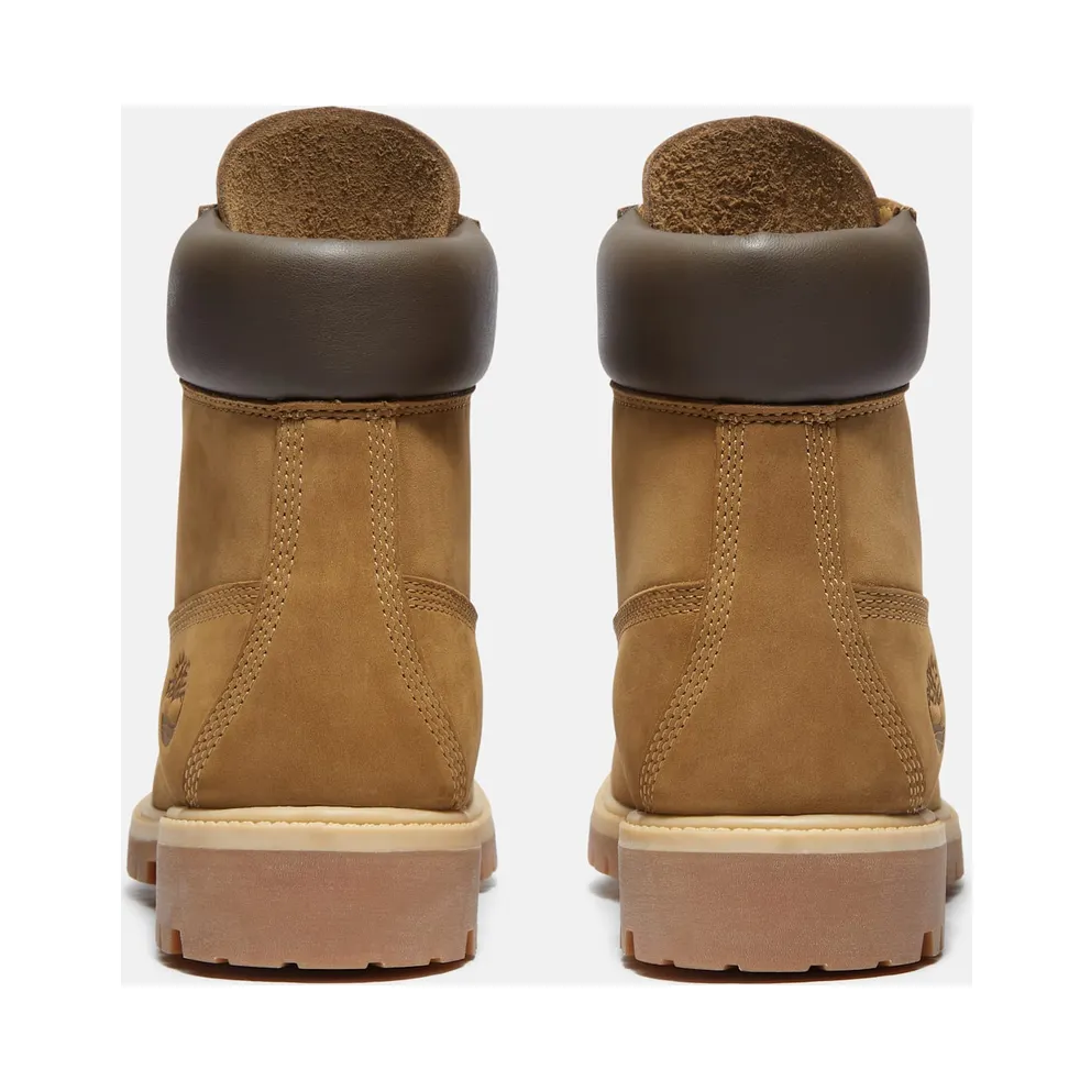 Timberland 6″ Premium Waterproof Boot Olive Nubuck Dark Brown (TB0A2P6W-A5D)