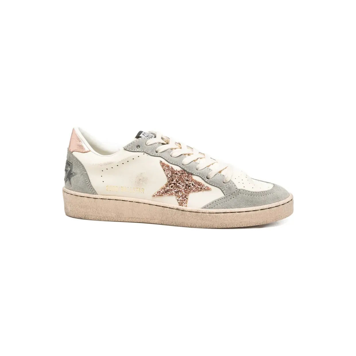 Golden Goose Ball Star nappa sneakers – Beige (GWF00117F006712)