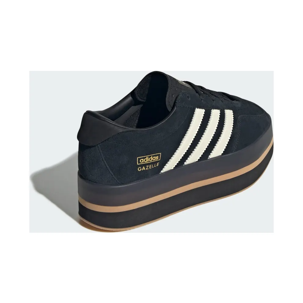 Adidas Gazelle Stack Core Black / Cream White / Gum (JS0239)