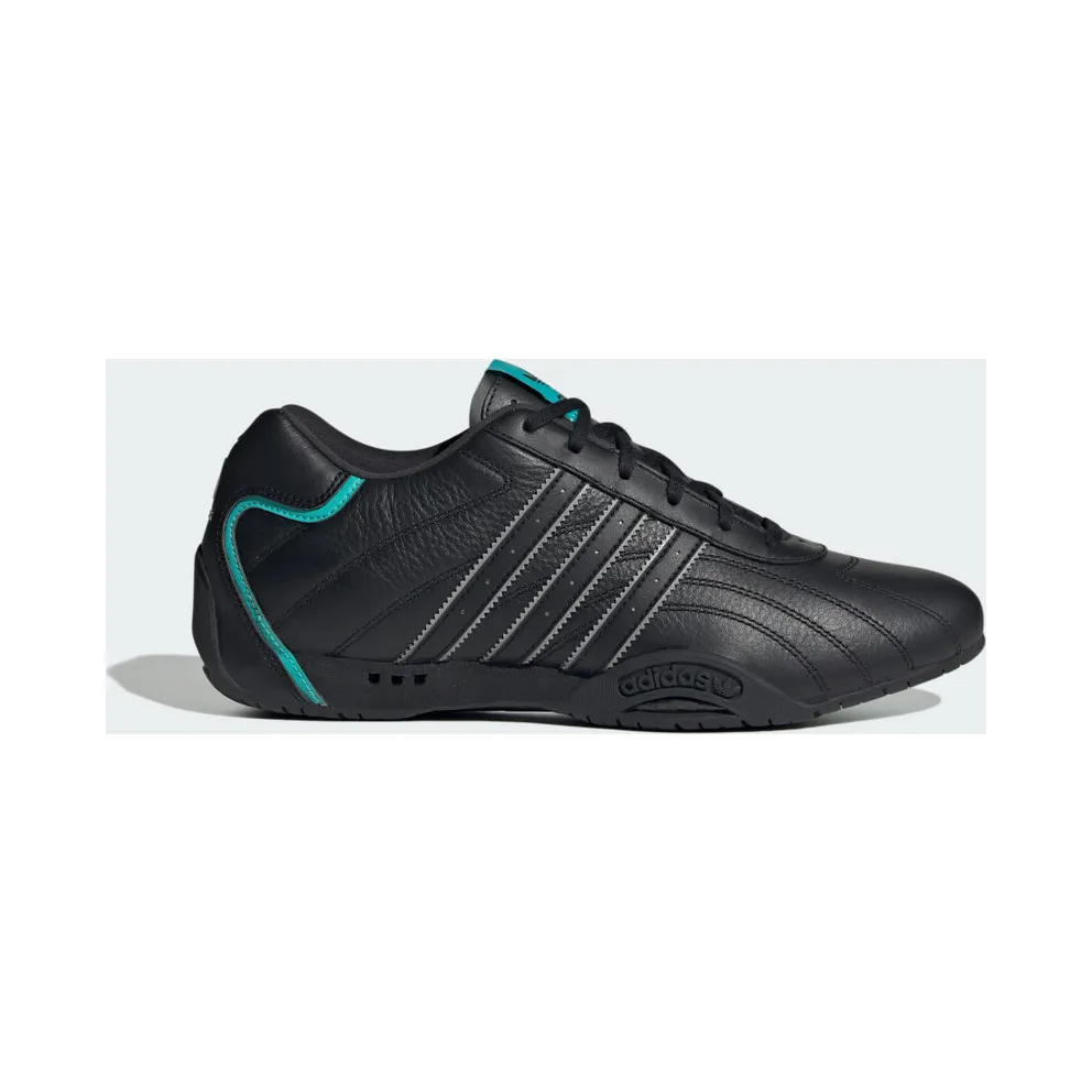Adidas ADIRACER LO MERCEDES AMG PETRONAS F1 TEAM Shoes Core Black / Semi Mint Rush / Core Black (JR4543)