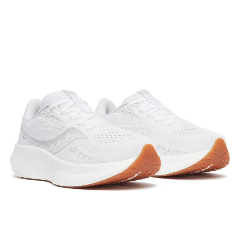 SAUCONY Ride 18 “White / Gum” (S11000-107)