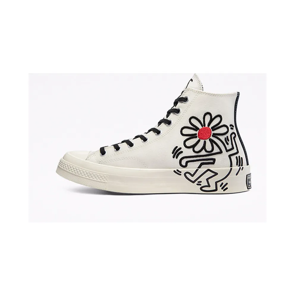 Converse Converse x Keith Haring Chuck 70 High Top Egret/Black/Red (171858C)