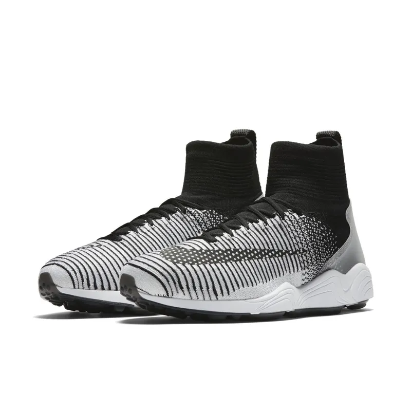 Nike Zoom Mercurial XI Flyknit FC Black/White Black/White (852616-002)