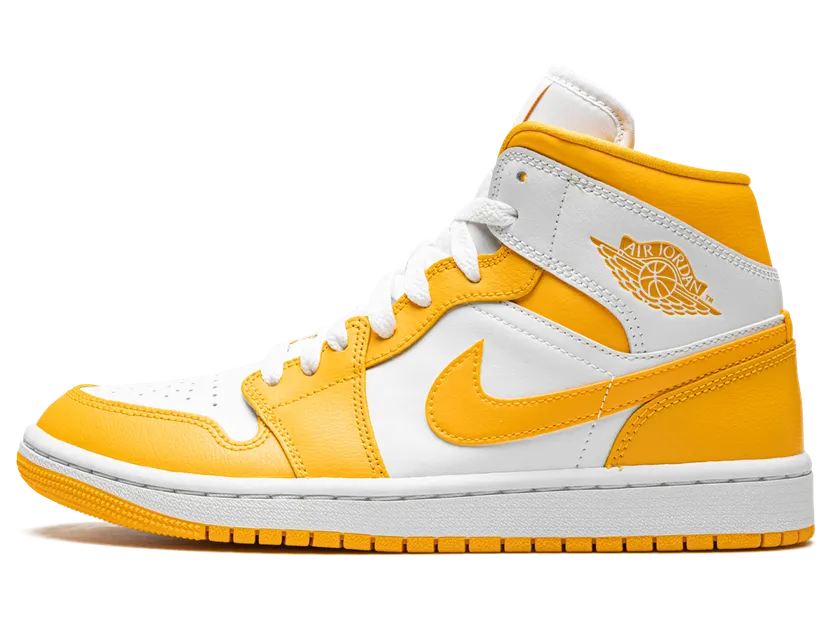 Jordan 1 MID “White / University Gold” (BQ6472-117)
