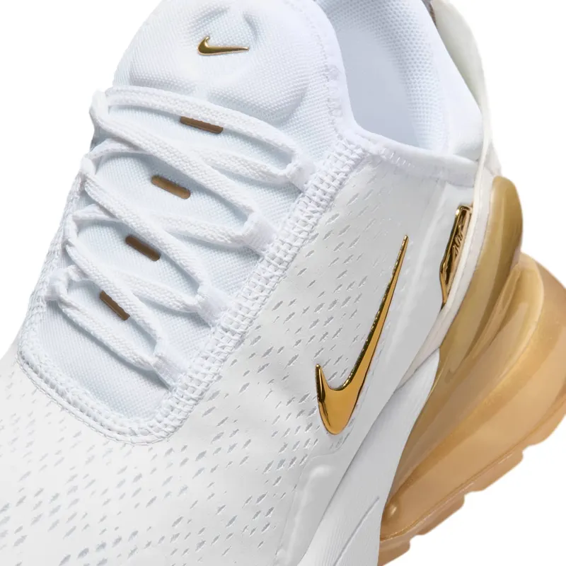 Nike Air Max 270 White / Team Gold / Truly Gold (IO9884-114)