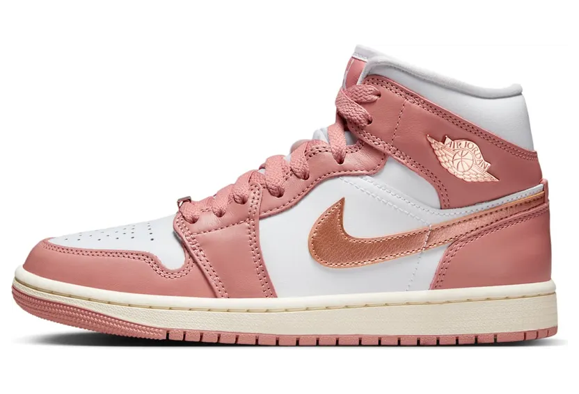 Nike Air Jordan 1 Mid SE Red Stardust (W) (FB9892-670)