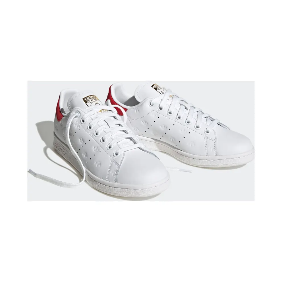 Adidas Stan Smith Cloud White / Better Scarlet / Gold Metallic (FZ6370)