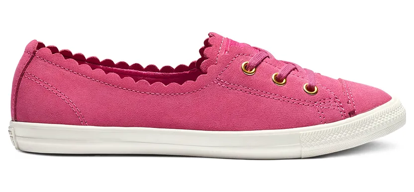 Converse Chuck Taylor All Star Ballet Lace Low Top Active Fuschia/gold/egret (563484C)