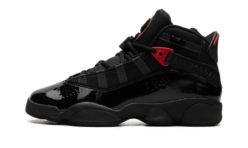 Jordan 6 Rings GS “Black Varsity Red” (323419-026)