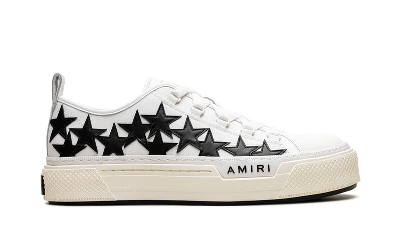 Amiri Stars Court Low “WHITE / BLACK” (PXMFS004-111)