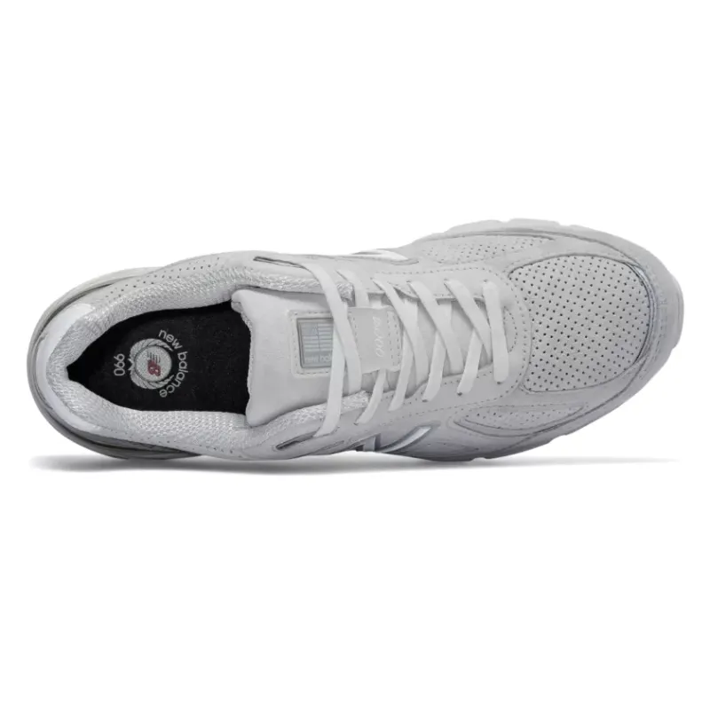 New Balance 990v4 Grey (Standard Width) Arctic Fox/White (M990AF4)