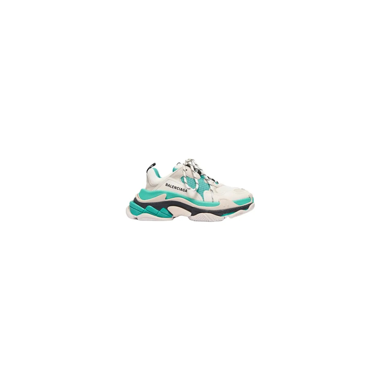 Balencaiga Triple S White Grey Turquoise (W)