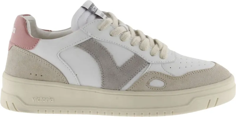 Victoria sneaker White – Grey – Pink (1257101-42)