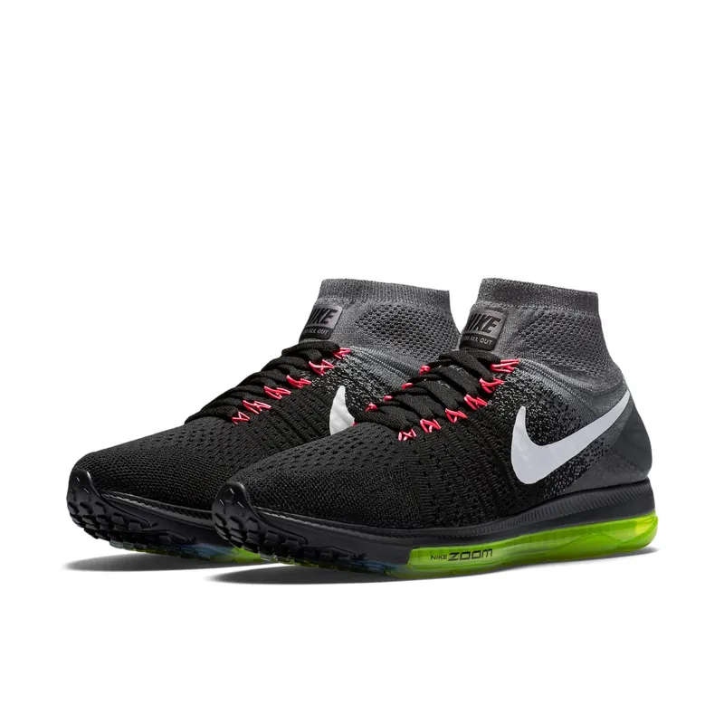 Nike Zoom All Out Flyknit Black White Volt (845361-002)