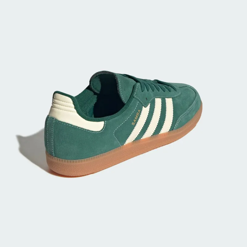 Adidas SAMBA OG Shoes Collegiate Green / Warm Vanilla / Gum (KK2274)
