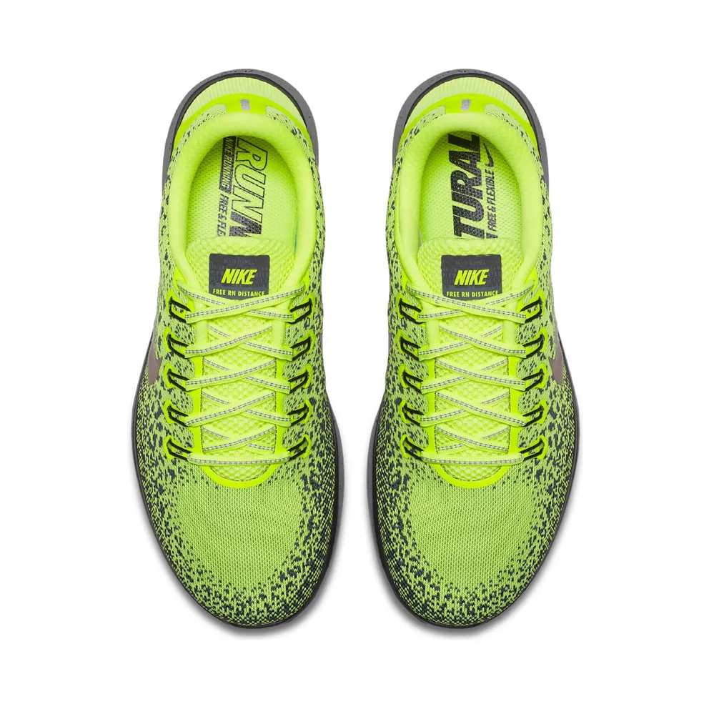 Nike Free Run Distance Shield Volt/Metallic Red Bronze-Dark Grey Volt/Metallic Red Bronze-Dark Grey (849660-700)