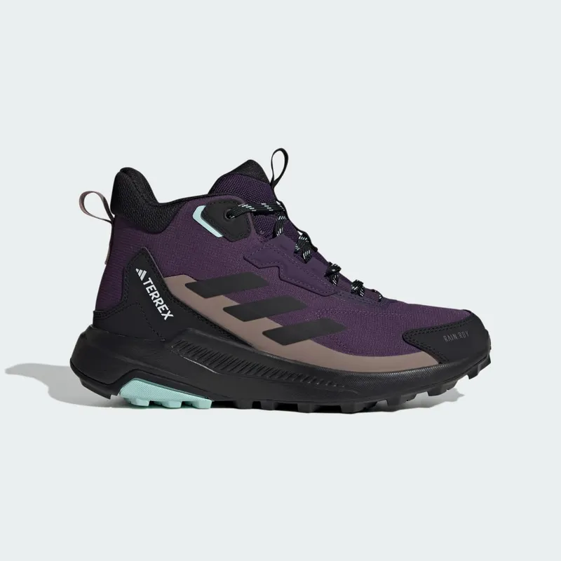 Adidas Terrex Anylander Mid RAIN.RDY Hiking Aurora Plum / Core Black / Trace Brown (JQ9966)