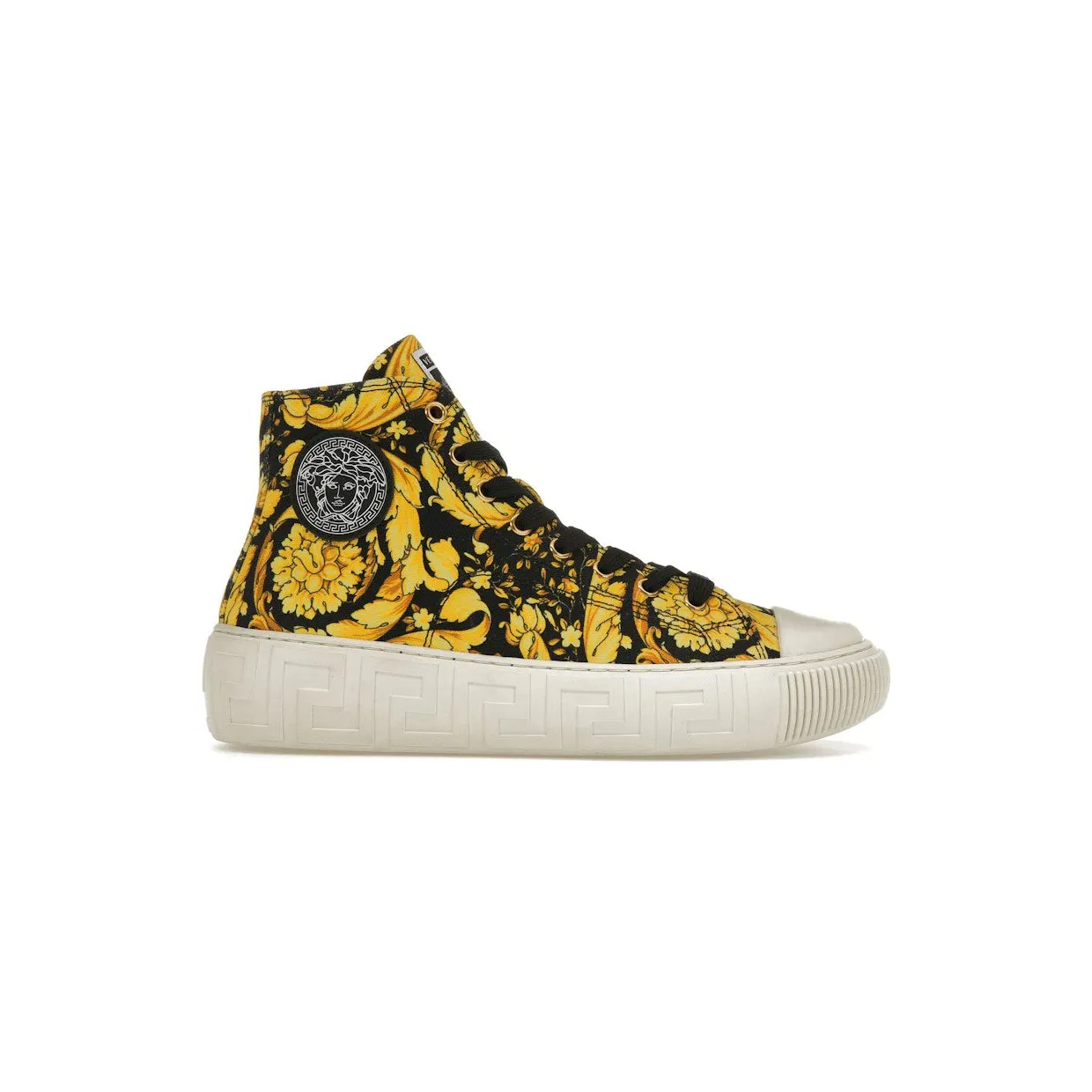 Versace Greca High Top Barocco Print Black Gold (DSU8403-DTE4G_5W08V)