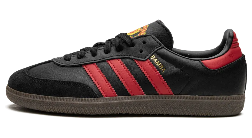 adidas Samba Manchester United Core Black / Real Red / Gum (HQ7030)