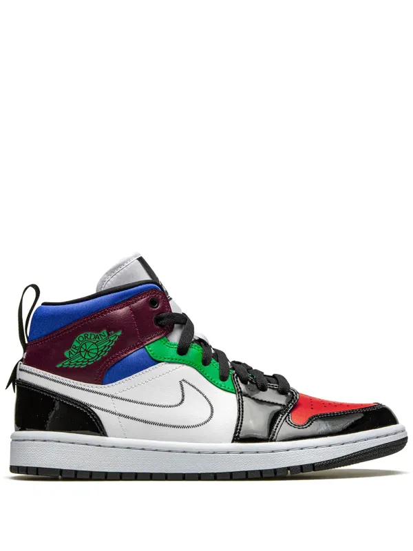 Jordan ‘Air Jordan 1 Mid SE Multicolour’ Sneakers – Schwarz (DB5454)
