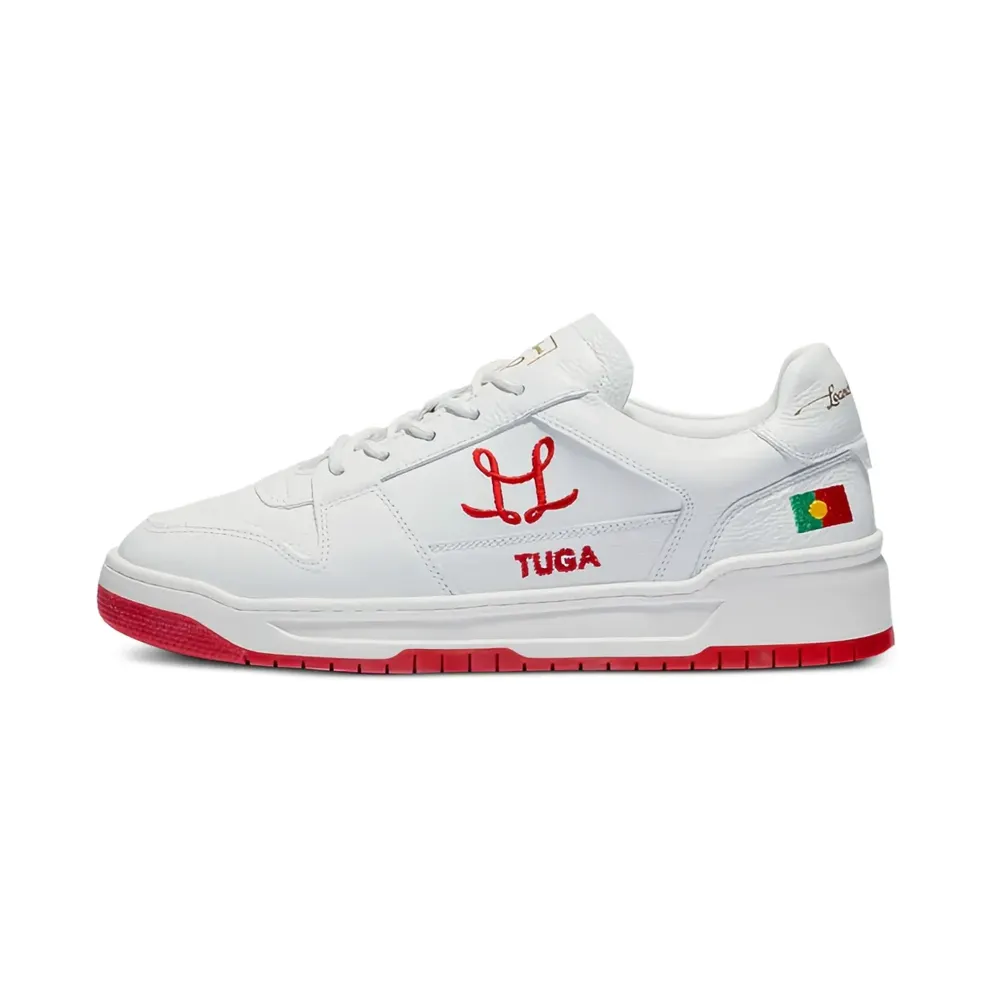 Leandro Lopes Tony mit Flaggenstickerei – White (LL006P01XXTUG)