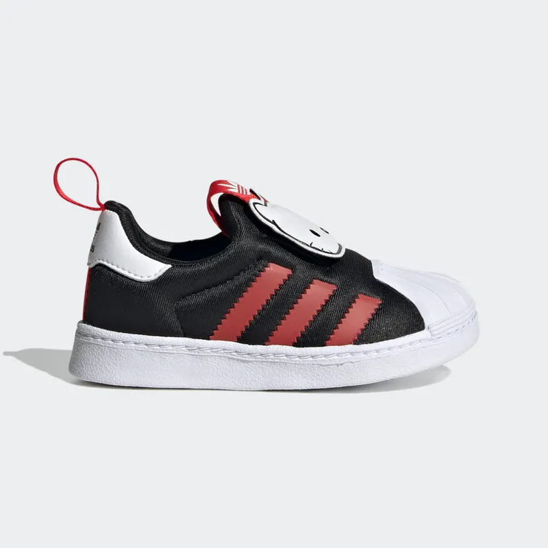 Adidas Superstar 360 Core Black / Vivid Red / Cloud White (HQ4091)