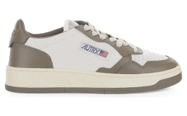 Autry Medalist Low-top “White/Brown” (AULM WB68)