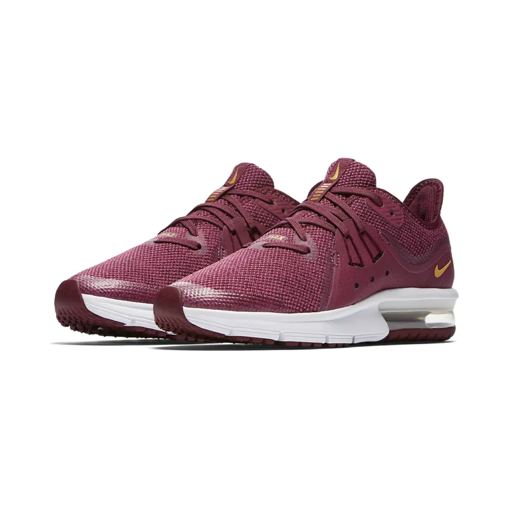 Nike Air Max Sequent 3 Bordeaux Metallic Gold (GS) Bordeaux/Metallic Gold-Tea Berry-Pure Platinum (922885-600)
