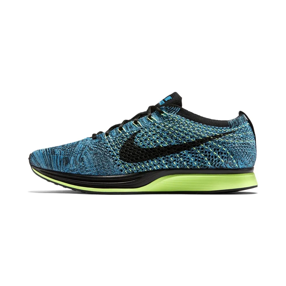Nike Flyknit Racer Blue Lagoon Volt “Gecko” (526628-401)