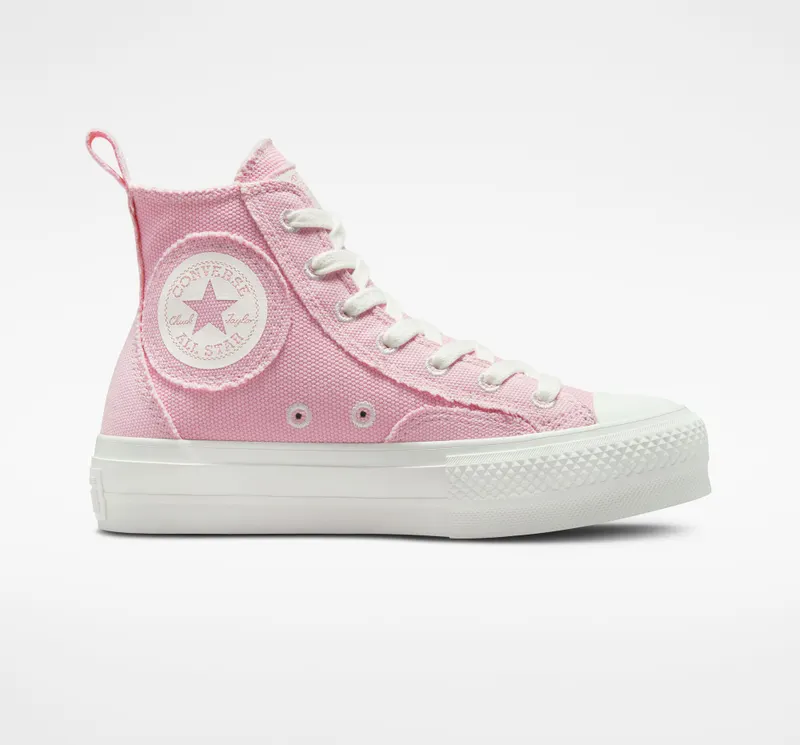 Converse Chuck Taylor All Star Lift Platform Oversized Patch Sunrise Pink/sunrise Pink