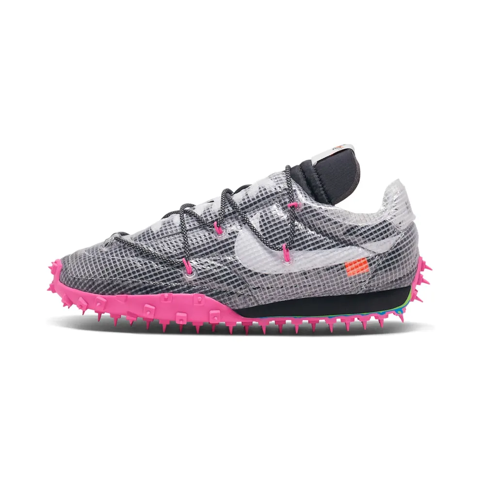 Nike x Off-White Womens Waffle Racer Black Fuchsia (2019) (CD8180-001)