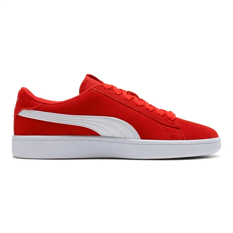 Puma Smash v2 Suede Jr Red/White (36517603)