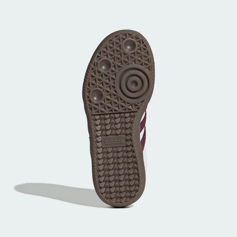 Adidas SAMBA OG Shoes Cloud White / Maroon / Gum (KZ8682)