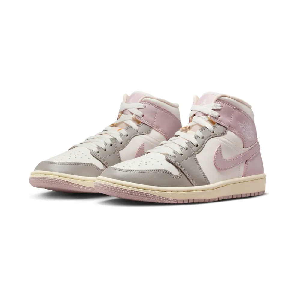 Air Jordan 1 Mid “Enigma Stone / Particle Rose” (BQ6472-122)