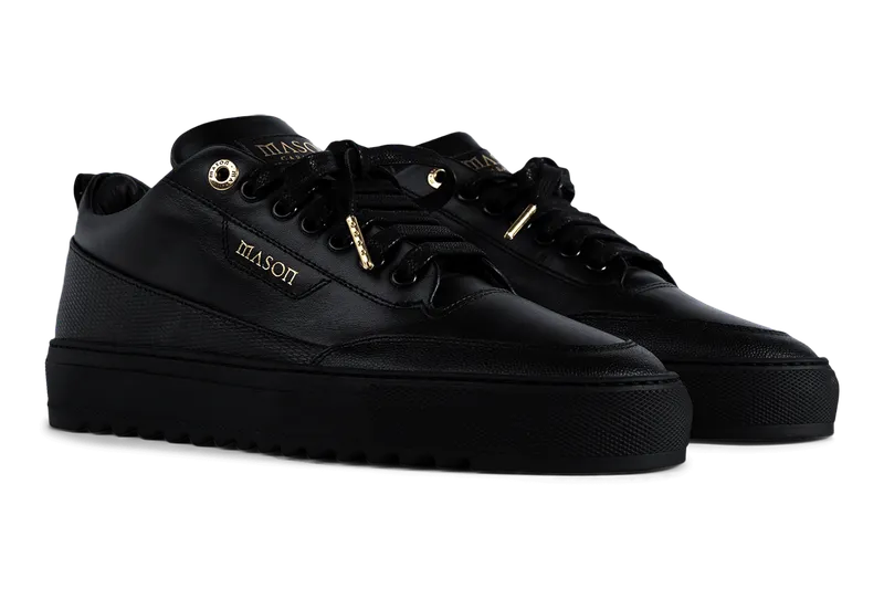 Mason Garments Torino Leather/Diamond Black (SS20-20F)