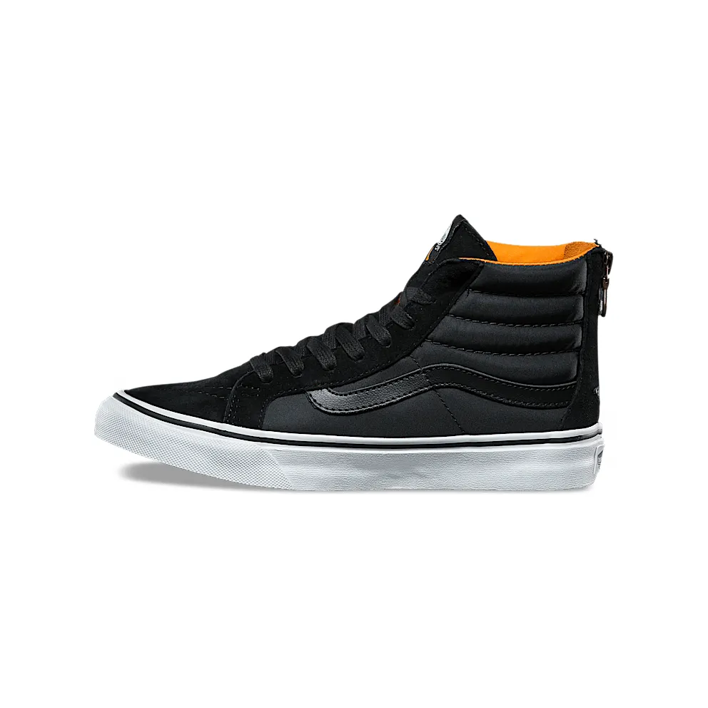 VANS Boom Boom Sk8-hi Slim Zip Shoes (Black)