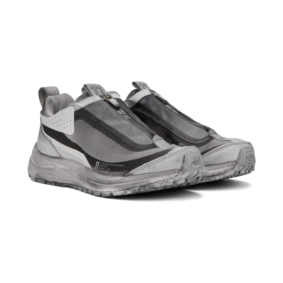 11 by Boris Bidjan Saberi Gray Salomon Edition Bamba2 Low LIGHT GREY (105 11xS)