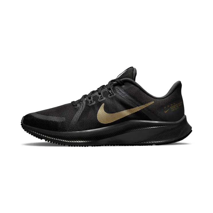 Nike Quest 4 “Black / Dark Smoke Grey / Metallic Gold” (DA1105-010)