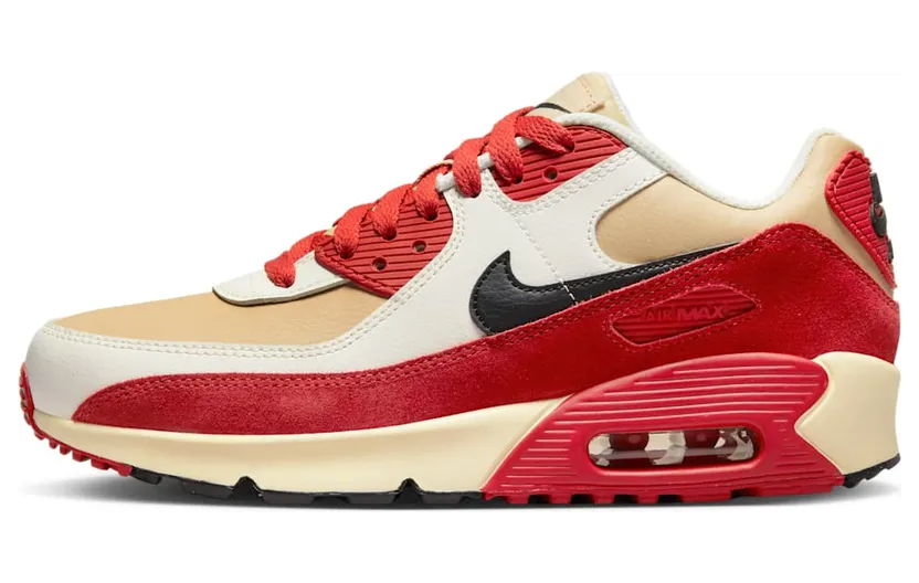 Nike Air Max 90 LTR GS “Sesame / Red Clay / Sail / Black” (CD6864-200)