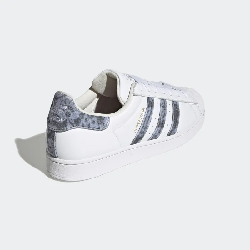 Adidas Superstar Cloud White / Wonder Steel / Gold Metallic (H03414)