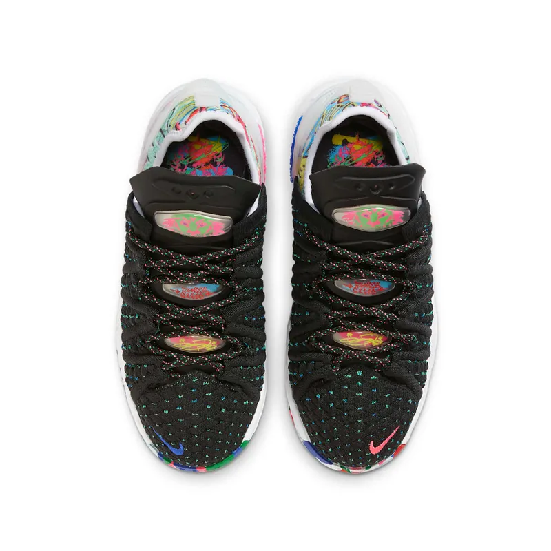 Nike LeBron 18 Multicolor (GS) Black/Multi-Color-White (CW2760-002)