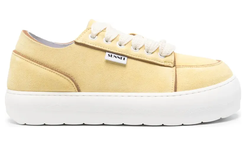 Sunnei Dreamy suède sneakers – Groen (MSHOXSNK014SCA003)