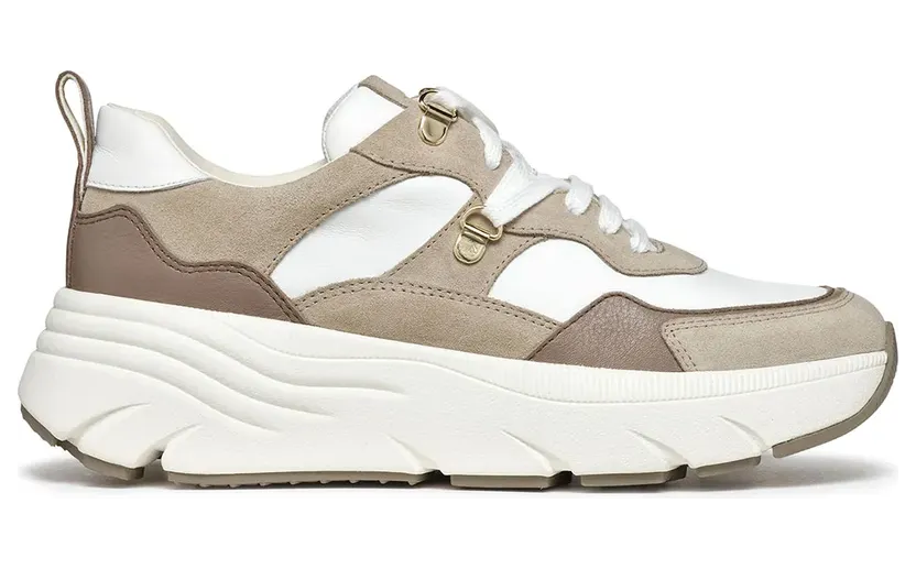 Geox sneaker Wit/Beige (D36UFE08522-C0118)